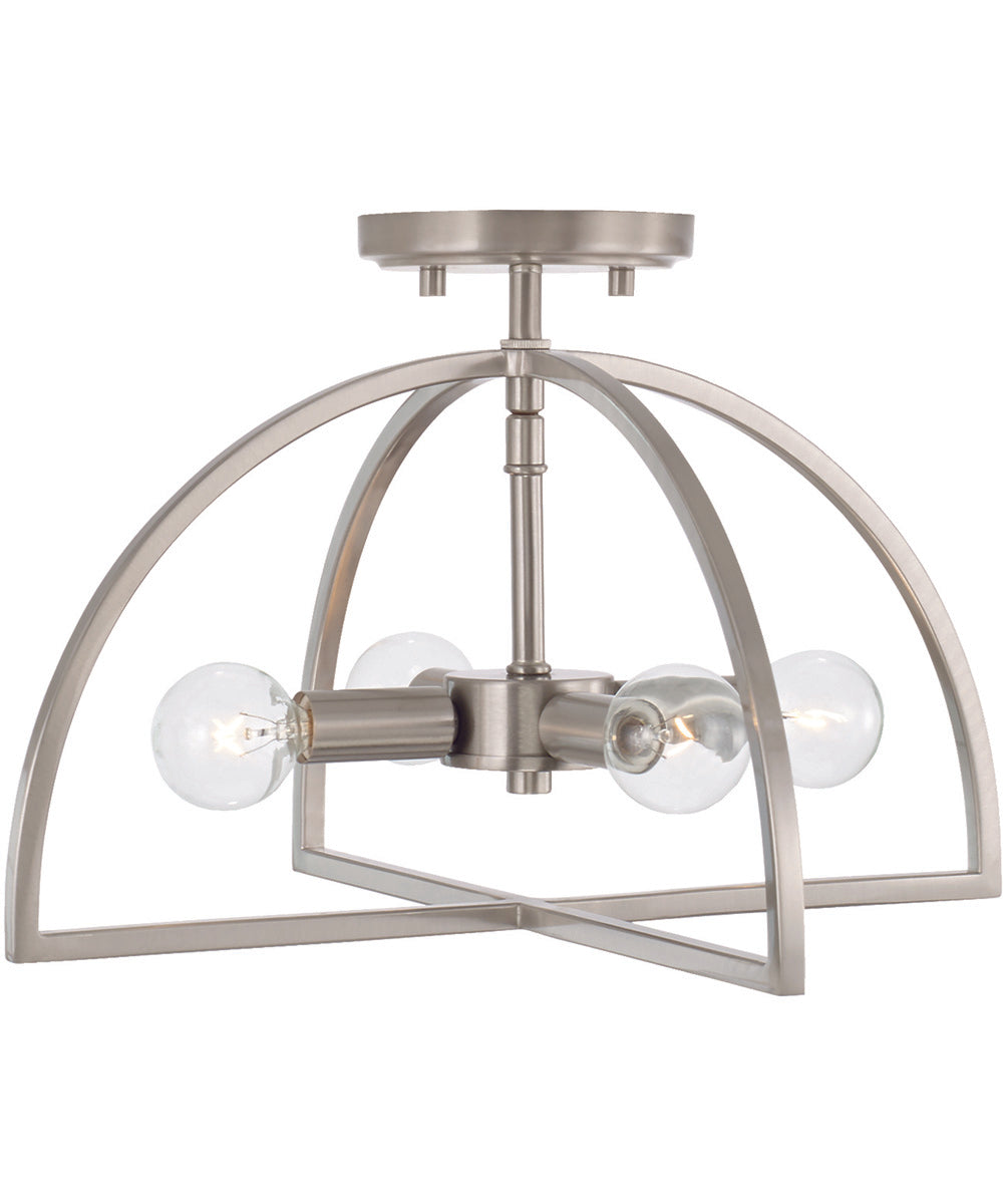 Lawson 4-Light Semi-Flush Brushed Nickel