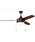 52" Phaze 3 Blade 2-Light Ceiling Fan Espresso