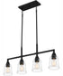 McIntire Small 4-light Island Light Matte Black