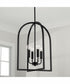 Lawson 4-Light Foyer Matte Black