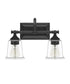 Nicholas Medium 2-light Bath Light Earth Black