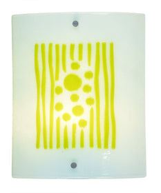 9 Inch W Lennon Fused Glass Wall Sconce