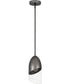 Haynes Small 1-light Mini Pendant Black Chrome