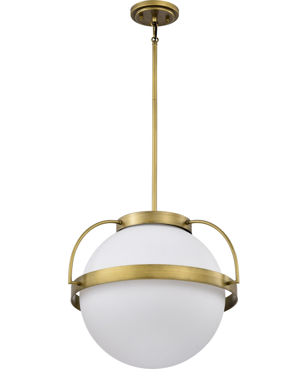 Lakeshore 1-Light Pendant Natural Brass