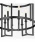 Merrick 6-light Entry Foyer Hall Chandelier Matte Black