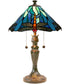 Huxley Dragonfly Tiffany Table Lamp