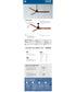Gaze 60" LED 3-Blade Ceiling Fan Antique Bronze