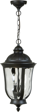 10"W Frances 2-Light Outdoor Pendant Oiled Bronze