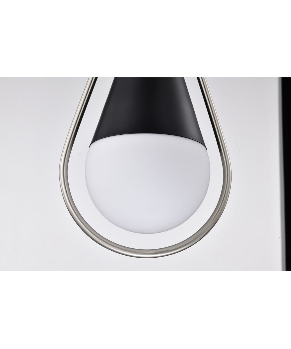 Admiral 1-Light Pendant Matte Black
