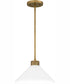 Quoizel Pendant 1-light Pendant Weathered Brass