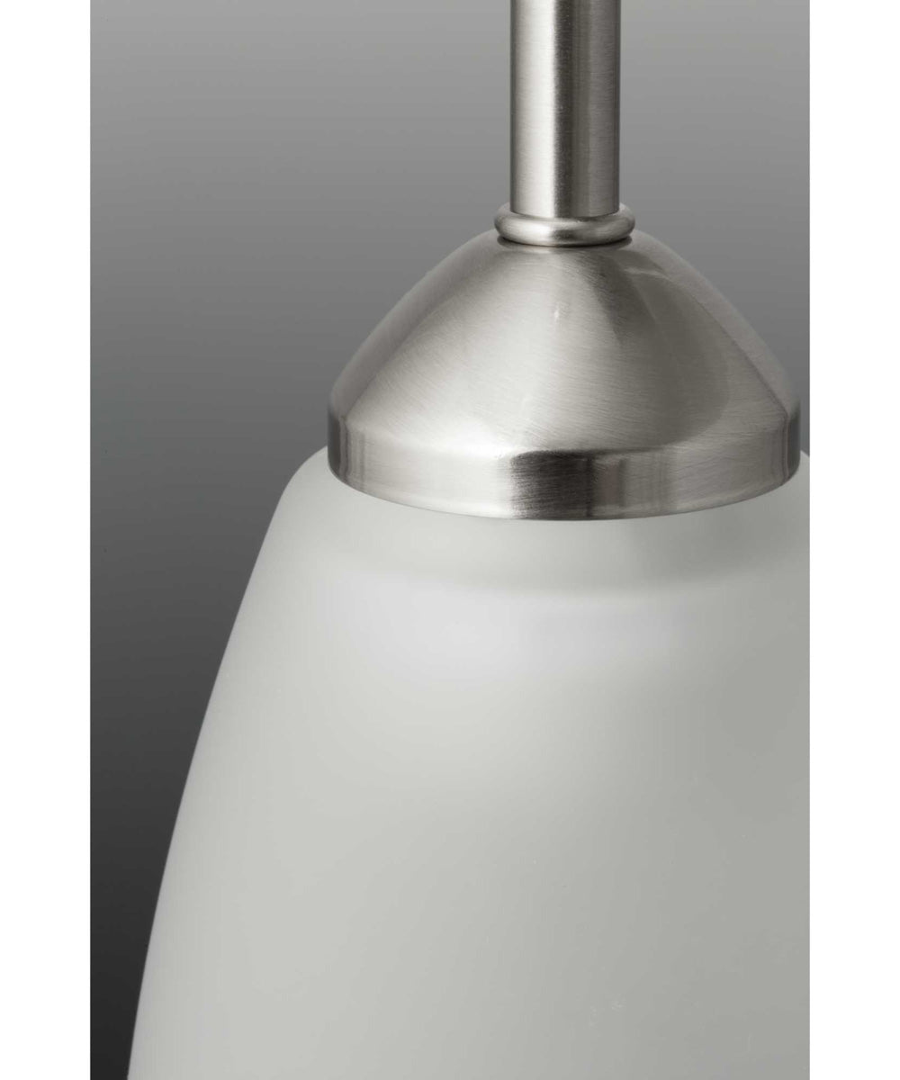 Gather 5-Light Etched Glass Traditional Chandelier Light Brushed Nickel