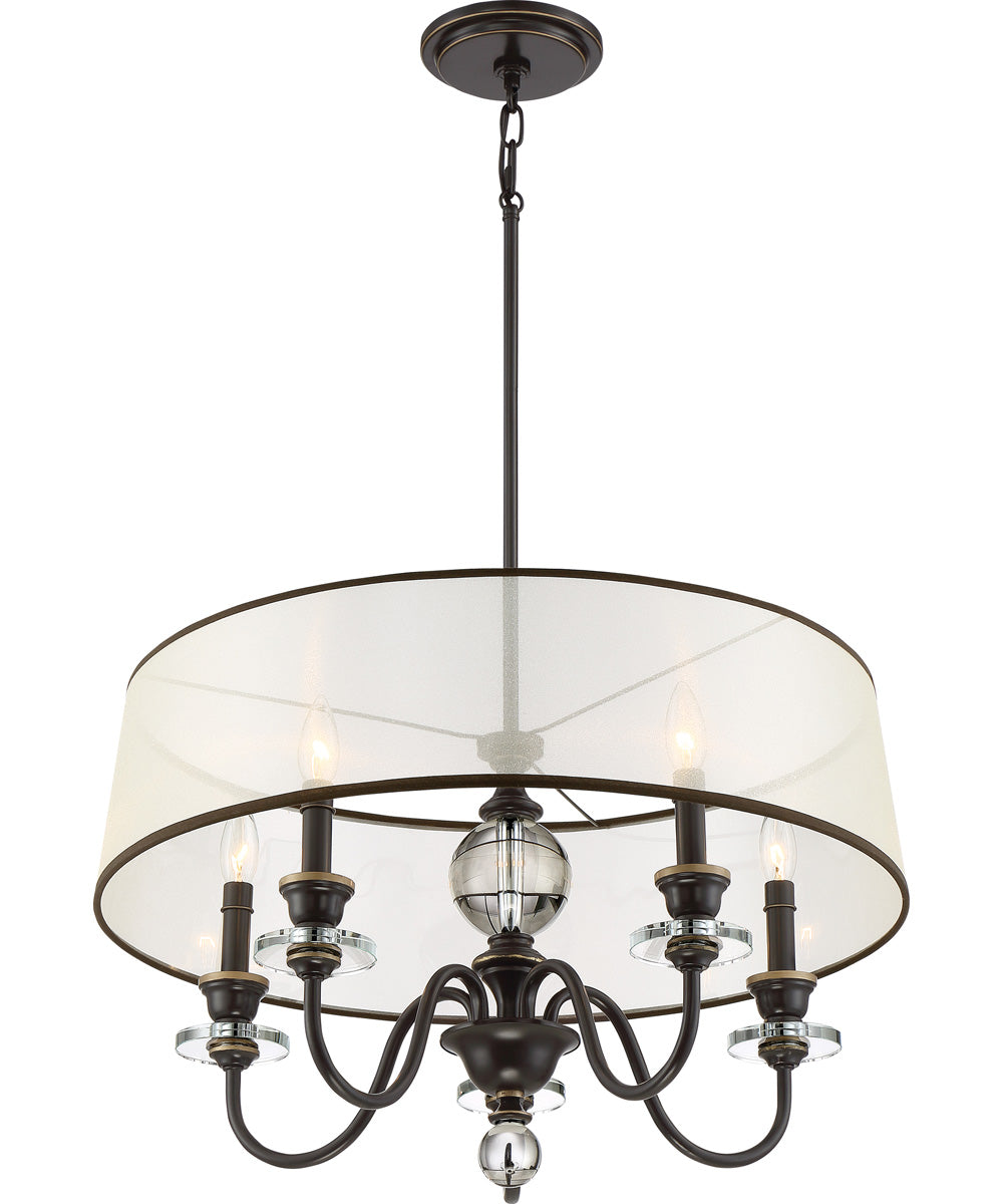 Ceremony 5-light Chandelier Palladian Bronze