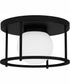 Quoizel Flush Mount Small 1-light Flush Mount Matte Black