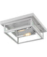 Westover 2-light Flush Mount Stainless Steel