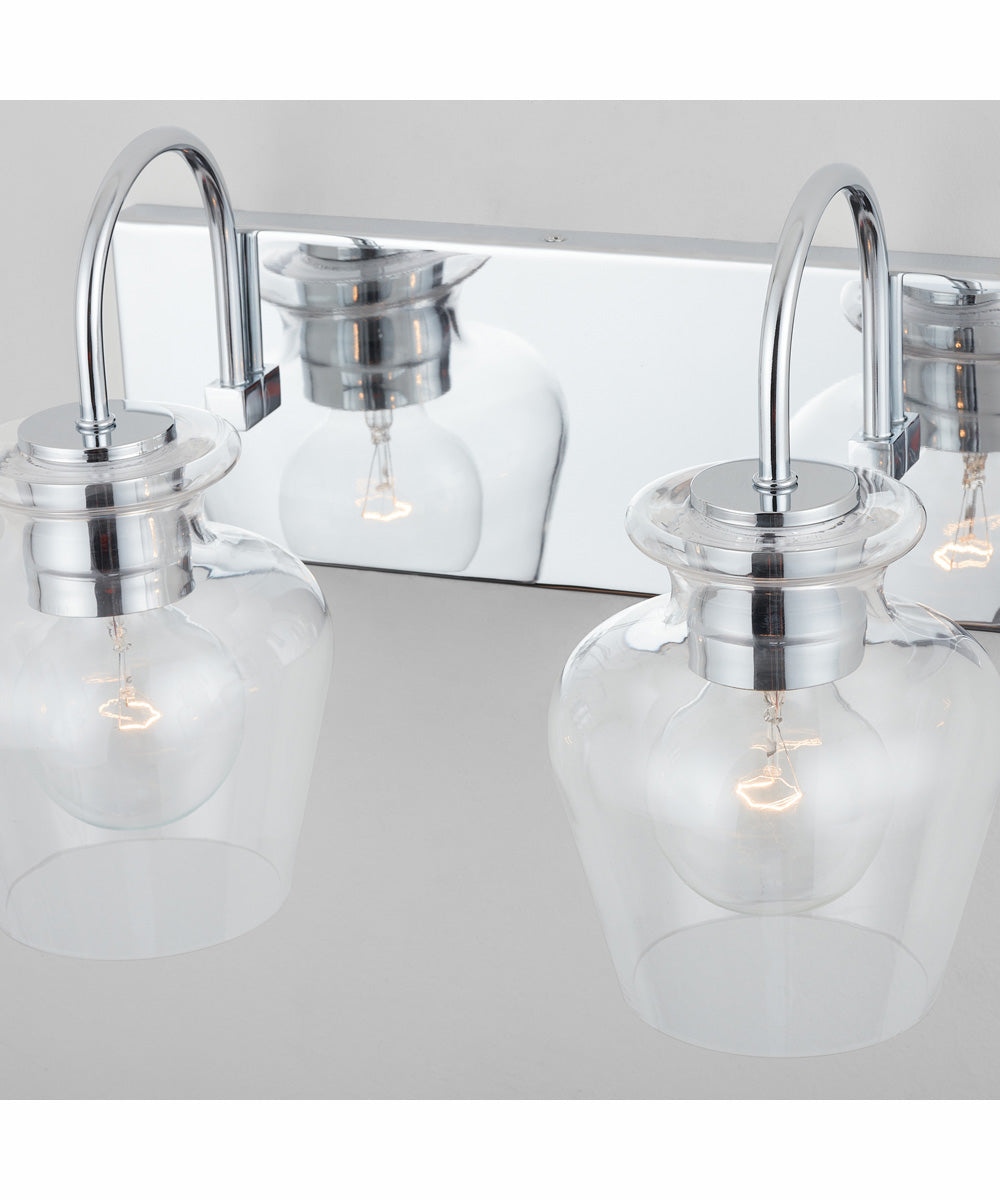 Danes 2-Light Vanity Chrome