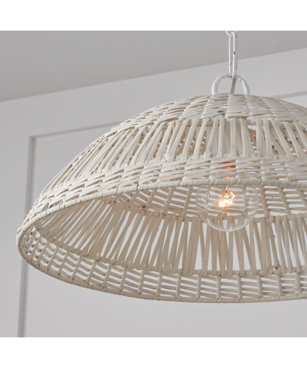 Naomi 1-Light Pendant Chalk White