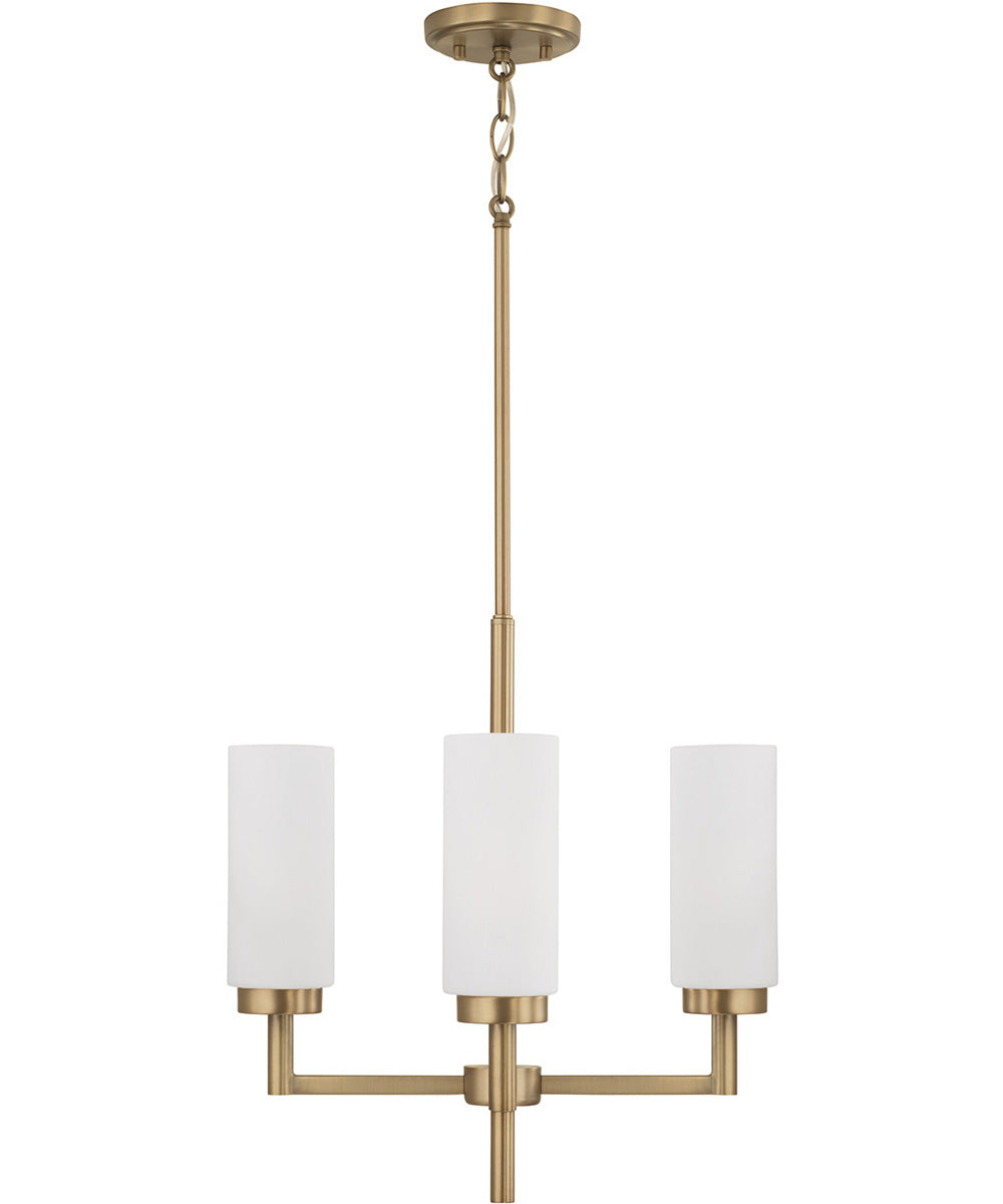 Alyssa 4-Light Pendant Aged Brass