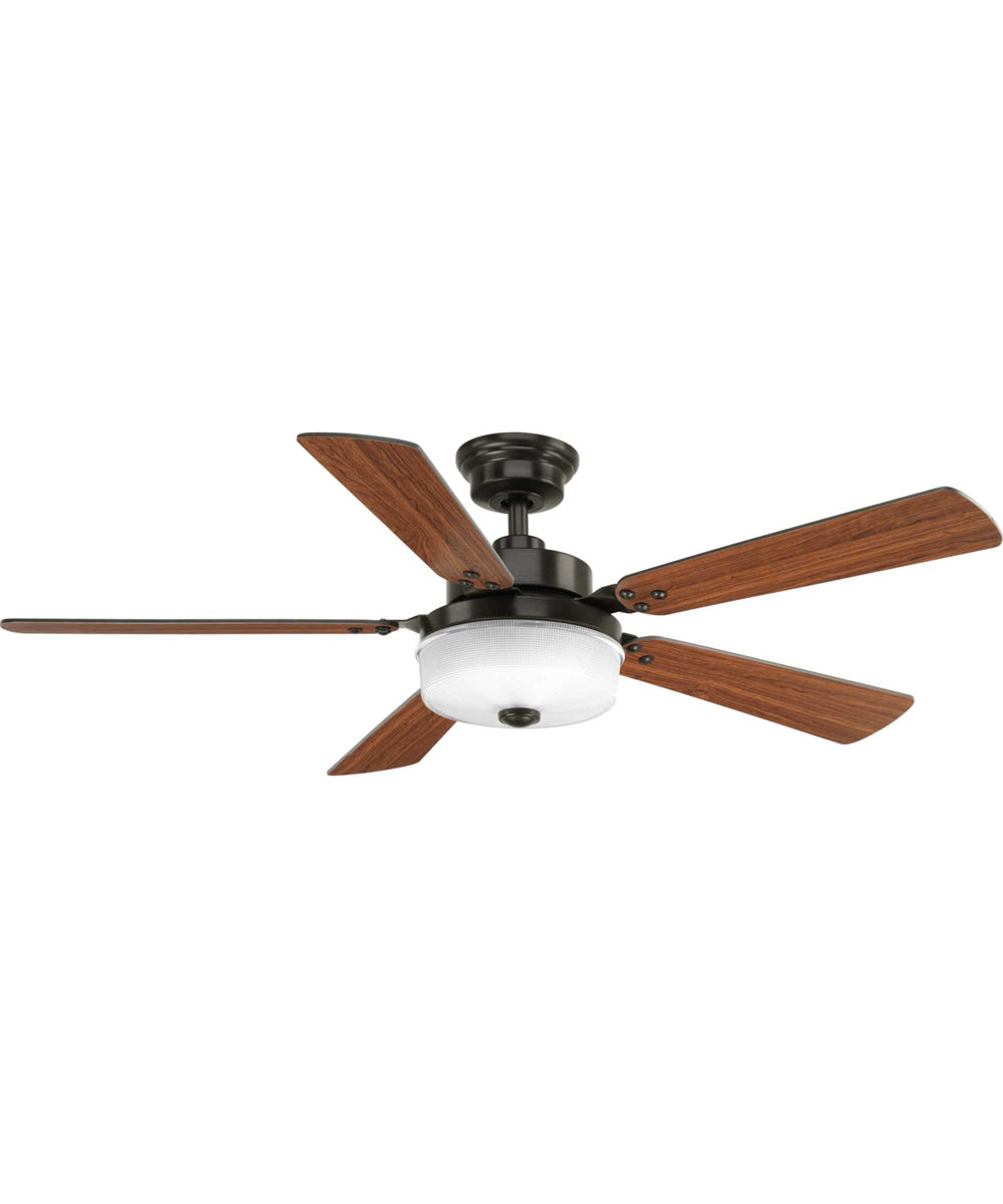 Tempt 52" 5-Blade Ceiling Fan Antique Bronze