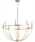 Tribute 8-light Chandelier Aged Brass