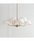 Welsley 8-Light Chandelier Aged Brass
