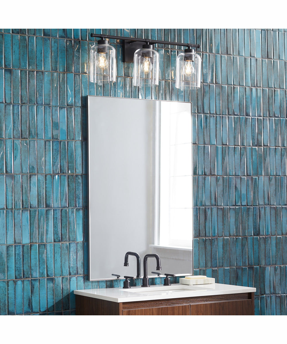 Tribute 3-light Bath Vanity Light Matte Black