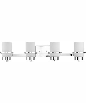 Reiss 4-Light Modern Farmhouse Vanity Light Polished Chrome