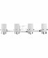 Reiss 4-Light Modern Farmhouse Vanity Light Polished Chrome