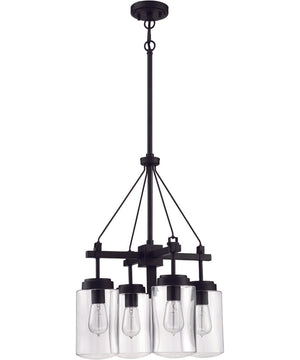Crosspoint 4-Light Chandelier Espresso