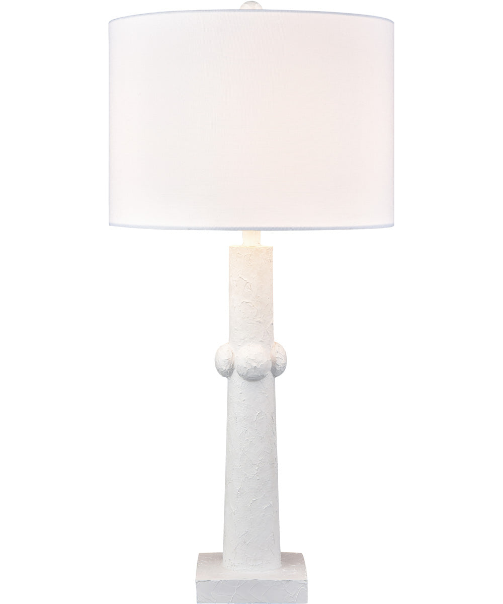 Calvin 32.5'' High 1-Light Table Lamp - Plaster White