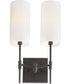 Hamilton 2-light Wall Mount Light Fixture Matte Black