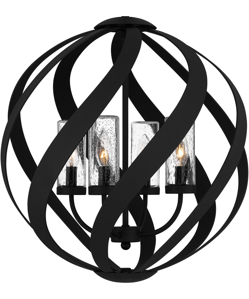 Blacksmith Large 4-light Pendant Earth Black