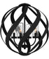 Blacksmith Large 4-light Pendant Earth Black
