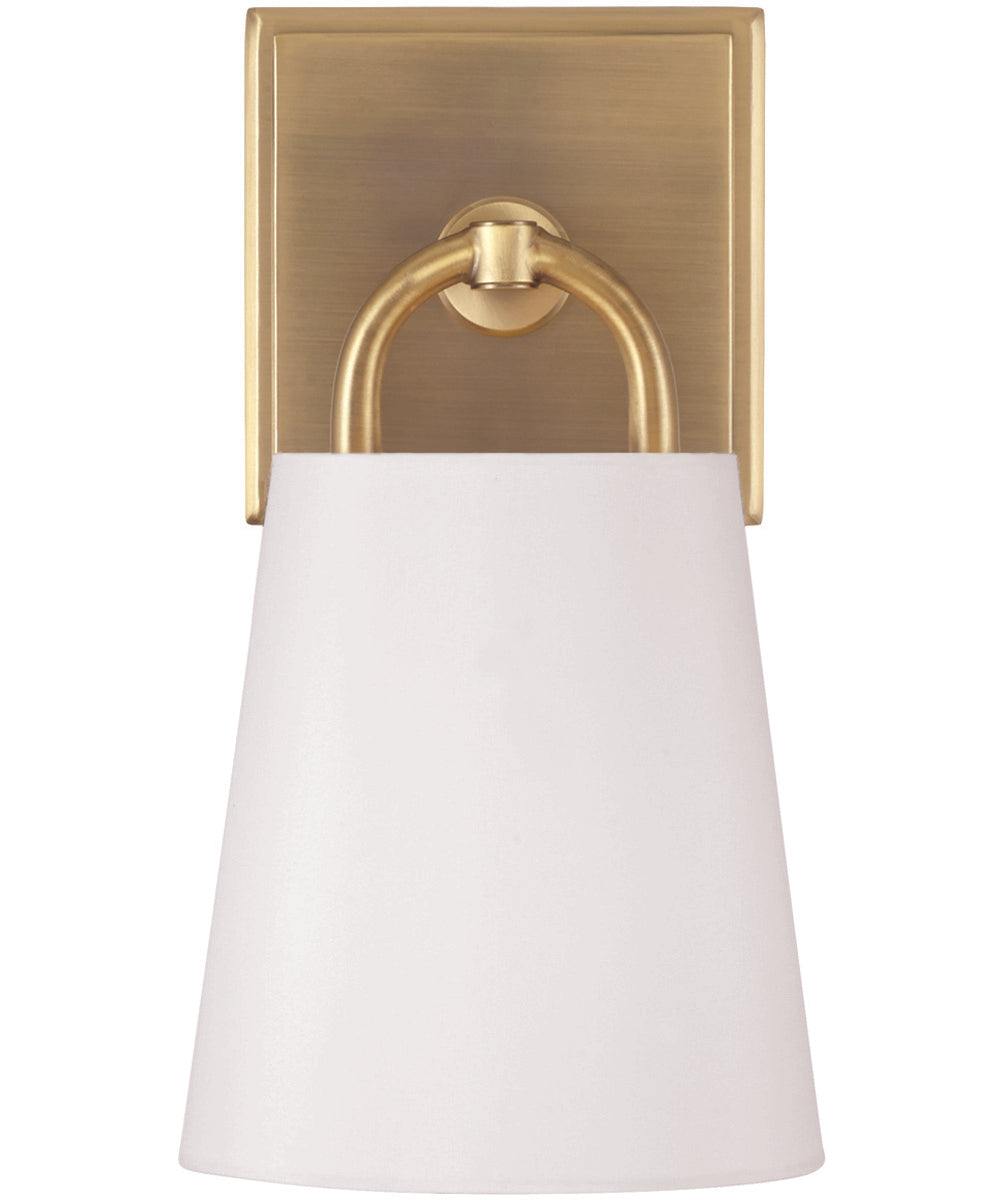 Brody 1-Light Sconce Aged Brass