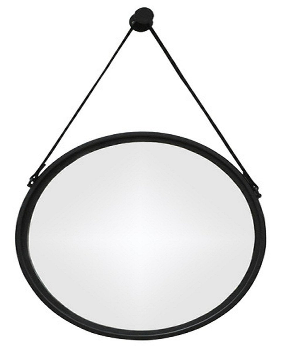 20"H Dusan Accent Mirror Black