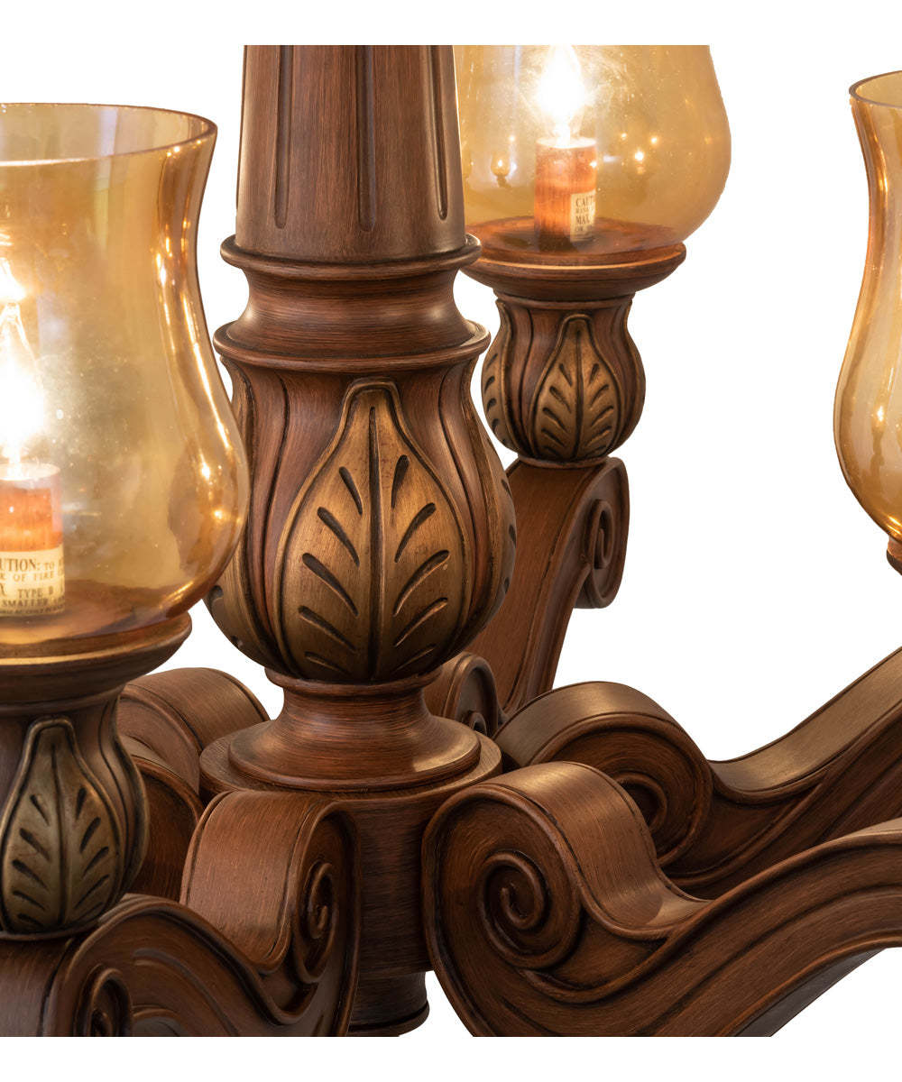 30" Wide Kendall 6 Light Chandelier