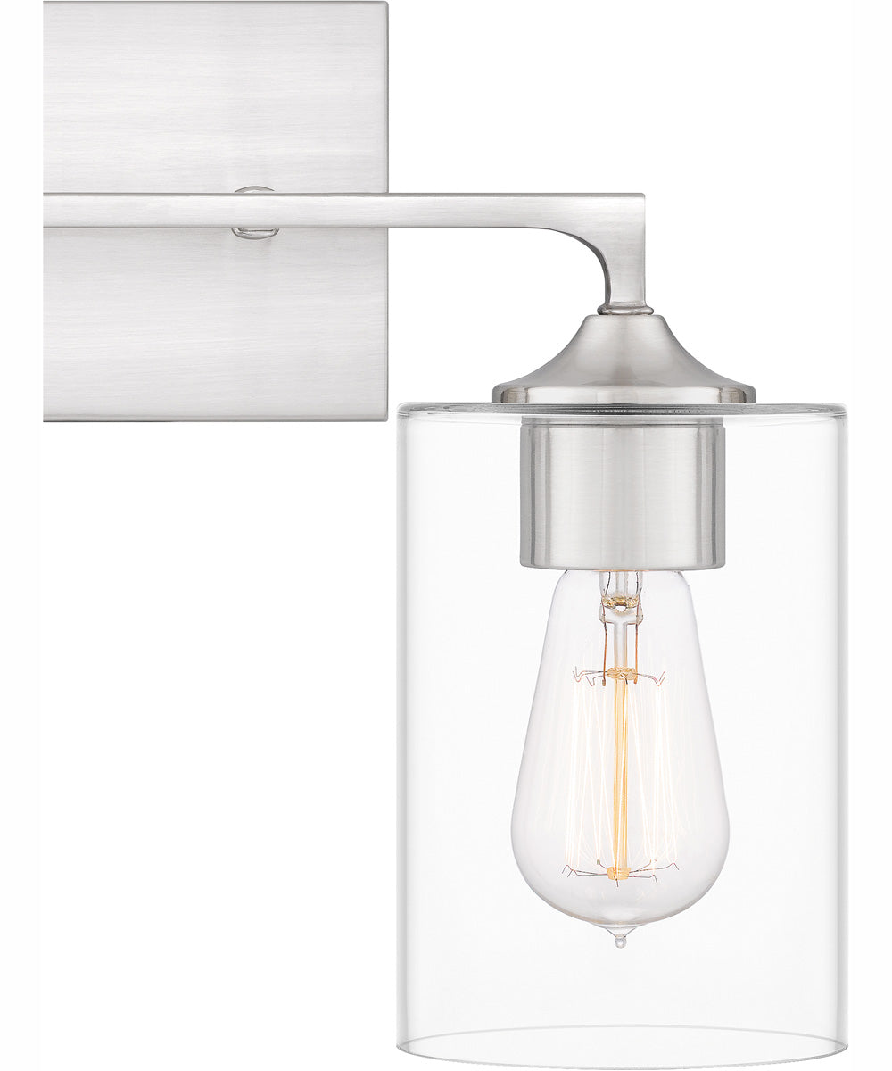 Prescott Medium 2-light Bath Light Brushed Nickel