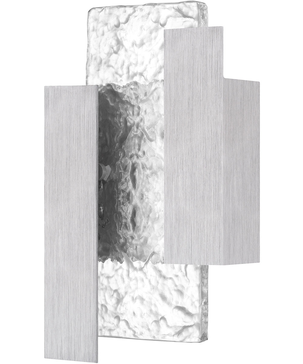 Miranda Medium Outdoor Wall Light Brushed Aluminum