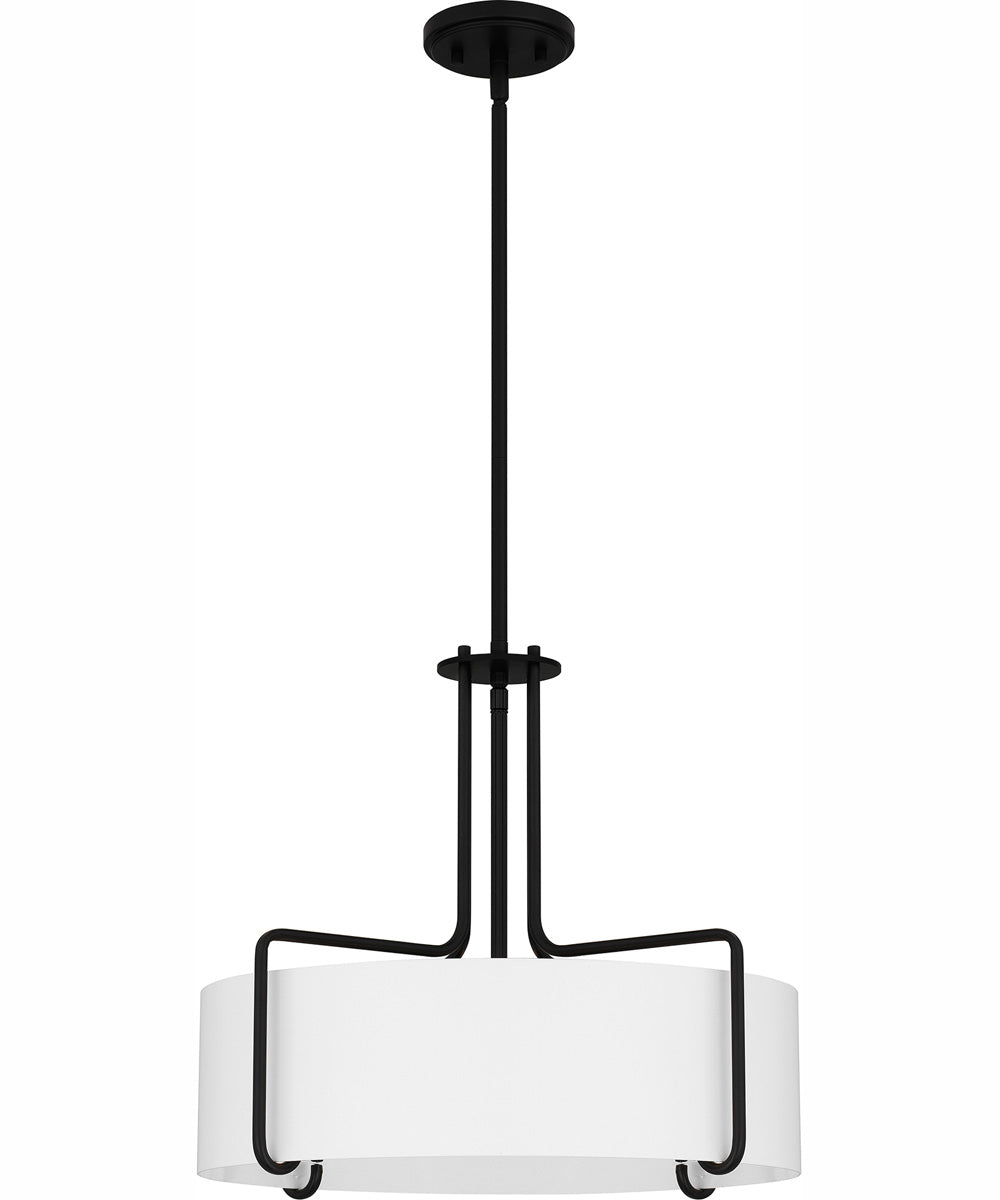 Quoizel Pendant 4-light Pendant Matte Black
