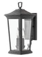16"H Bromley 2-Light Small Outdoor Wall Light in Museum Black