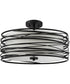 Spiral 3-light Pendant Mystic Black