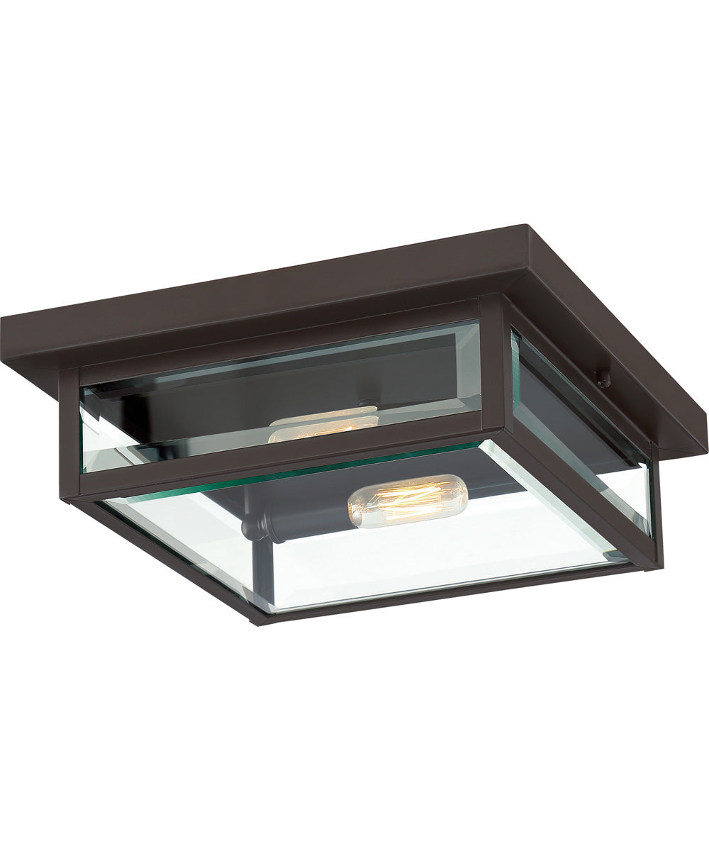 Westover 2-light Flush Mount Western Bronze