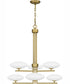 Quoizel Chandelier 6-light Chandelier Aged Brass