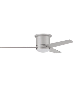 52" Cole 1-Light Ceiling Fan Painted Nickel