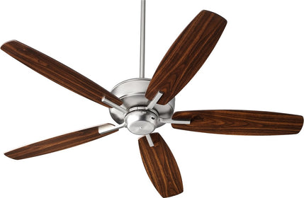 52"W Breeze Ceiling Fan Satin Nickel