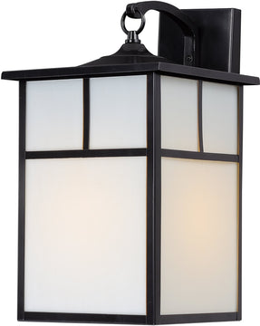 16"H Coldwater 1-Light Outdoor Wall Lantern Black