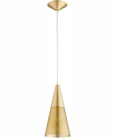 1-light Pendant Aged Brass