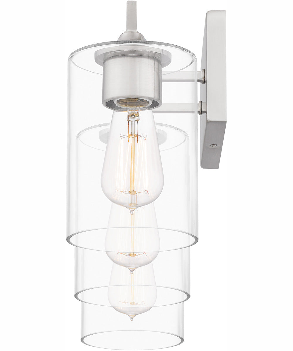 Prescott Large 3-light Bath Light Brushed Nickel