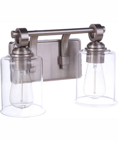 Romero 2-Light Vanity Brushed Polished Nickel