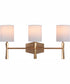Chatham 3-Light Vanity Satin Brass