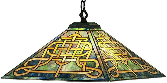 24"W Knotwork Mission Pendant